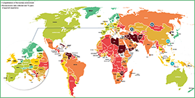 Country Risk Assessment Map - Q4 2020